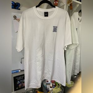 brand new huf thrasher white tee
